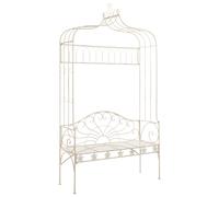 Banc de Jardin 122 cm Fer Mobilier Meuble Canapé Terrasse Balcon Parc vidaXL