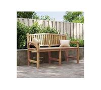 vidaXL Banc de jardin 149,5x60x90 cm bois de teck solide 364409