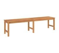 vidaXL Banc de jardin 180 cm Bois massif teck – Finition à l'eau
