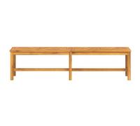 Banc de jardin 180 cm - vidaXL - bois - 180x35x45 cm - Finition à l'huile - Plateau à chevrons - Charge maximale 110 kg yhc56i