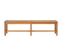 Banc de jardin 180 x 35 x 45 cm en bois massif d'acacia | Bois tropical résistant, cadre robuste, utilisation intérieure et extérieure, capacité 110 kg