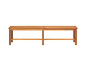 Banc de jardin 180 x 35 x 45 cm en bois massif d'acacia | Bois tropical résistant, cadre robuste, utilisation intérieure et extérieure, capacité 110 kg