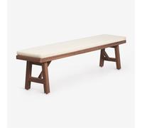 Banc De Jardin 190 Cm En Bois D'acacia Dubai Brun Acacia Foncé