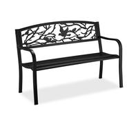 Banc de jardin 2 places 15 kg Banc de jardin vintage Banc décoratif en métal