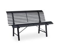 Banc de jardin 2 places résistant banc de terrasse banc pour balcon confortable