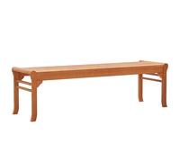 Banc De Jardin 3 Places 150 Cm Bois D'eucalyptus Solide Multicolore