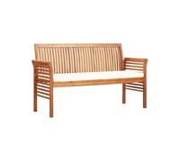 Vidaxl Banc De Jardin 3 Places Avec Coussin 150cm Bois D'acacia Massif