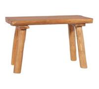 vidaXL Banc de Jardin Banc de Salle à Manger Banc de Terrasse Meuble de Salon Entrée Couloir Maison Intérieur Extérieur 80 cm Bois de Teck Massif