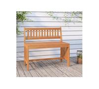 vidaXL Banc de jardin 80 cm, bois massif d'eucalyptus, pour extérieur