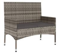 Banc de jardin 90 x 51 x 85 cm meuble de patio d'extérieur terrasse