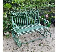 Banc de jardin à bascule pour extérieur, capacité de charge de 250 kg, confortable, aucune installation nécessaire pour les cours et les jardins
