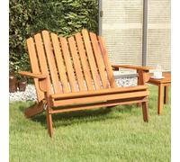 Banc de Jardin Adirondack avec Coussins Fauteuil Siège Bois Massif Acacia vidaXL