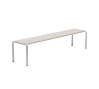 Banc de jardin Avanti long powder-coated steel frame