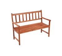 Banc de jardin avec coussin 120 cm Bois d'acacia massif