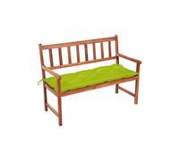 Vidaxl Banc De Jardin Avec Coussin 120 Cm Bois D'acacia Massif