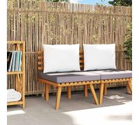 Banc de Jardin avec Coussins 115 cm Bois Solide d'Acacia Patio Terrasse vidaXL