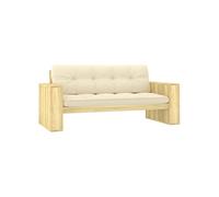 Banc De Jardin Avec Coussins Crème 179 Cm Pin Imprégné Vidaxl