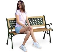 Banc de jardin avec dossier 124 x 74 x 43 cm Sofa Fusio