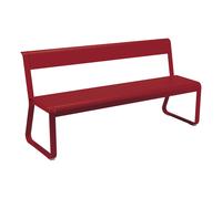 Fermob Banc de jardin avec dossier Bellevie chili LxHxP 161x81x53,6cm