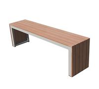 Banc de Jardin Banc d'extérieur en Plastique et Bois, Style Pastoral, Moderne, Loisirs, Jardin, Balcon, Banc de Jardin en Bois, Chaise de Parc, Tabouret de Gymnastique, Banc de Jardin extérieur (Tail
