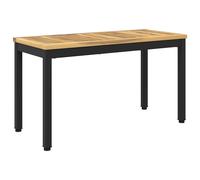 Banc de jardin Bois d'Acacia Massif extérieur Sièges Mobilier patio en vidaXL vi