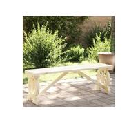 Vidaxl Banc De Jardin 115 Cm Bois De Sapin Massif