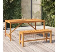 Banc de Jardin Chaise Siège de Patio Extérieur Bois Massif d'Acacia vidaXL