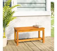 Banc de Jardin Chaise Siège Patio Terrasse Extérieur Bois Massif d'Acacia vidaXL