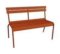 Fermob Banc avec dossier LUXEMBOURG - E2 orange confite