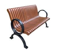 Banc De Jardin De Patio,Banc De Patio En Bois Massif,Bois Massif De Haute Qualité, Résistant À L'eau Et Au Soleil, Siège D'extérieur Avec Dossier Confortable, Adapté Aux Parcs, Aux Squares(Begonia)