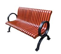 Banc De Jardin De Patio,Banc De Patio En Bois Massif,Bois Massif De Haute Qualité, Résistant À L'eau Et Au Soleil, Siège D'extérieur Avec Dossier Confortable, Adapté Aux Parcs, Aux Squares(Pine)