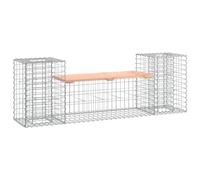 Vidaxl Banc De Jardin Design Gabion 183x41x60,5 Cm Bois Massif Douglas