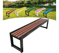 Banc de jardin élégant d'extérieur 2-3 places avec couleur respectueuse de l'environnement, parfait pour les parcs, balcons, terrasses, espaces ouverts - Dimensions : 100 x 40 x 45 cm Couleur : P