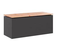 Vidaxl Banc De Jardin Noir 100 X 40 X 43 Cm Acier