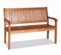 Helloshop26 Banc de Jardin en Bois avec Dossier et accoudoir Large idéal pour Balcon Jardin Bord de Piscine 20_0004786