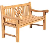 Banc de jardin en bois de teck FLORIDA - CLP - 150 cm - Marron 92 cm