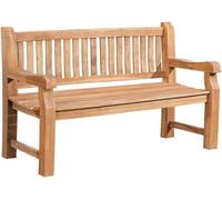 Banc de jardin en bois de teck JACKSON V2 - CLP - 120 cm - Nature - Résistant à toutes les saisons 93 cm