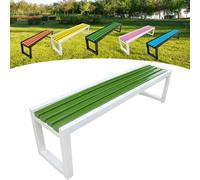 Banc de jardin en bois durable 2-3 places avec peinture respectueuse de l'environnement, idéal pour les jardins, balcons et espaces publics