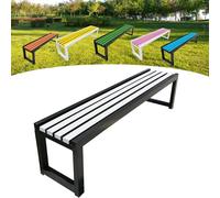 Banc de jardin en bois durable 2-3 places avec peinture respectueuse de l'environnement, idéal pour les jardins, balcons et espaces publics