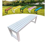 Banc de jardin en bois durable 2-3 places avec peinture respectueuse de l'environnement, idéal pour les jardins, balcons et espaces publics
