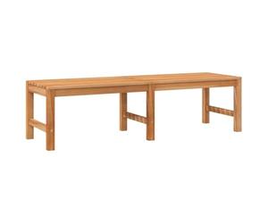 Banc de jardin en bois massif de teck 150 cm | Bois dur de teck résistant aux intempéries, utilisation intérieure ou extérieure, finition lisse et ponçage fin