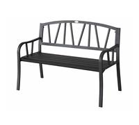 Banc de jardin en métal alvernia - hespéride