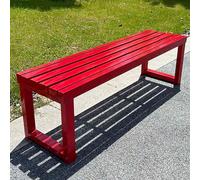 Banc de jardin en métal durable pour sièges extérieurs, idéal pour les écoles, les parcs et les espaces publics avec une grande capacité de poids
