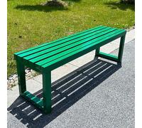 Banc de jardin en métal résistant aux intempéries, capacité de 362,9 kg, pour écoles et espaces publics, siège extérieur pour parc, terrasse, pelouse et cour, banc gris durable