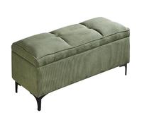 Banc de jardin en métal résistant aux intempéries pour terrasse, balcon et entrée - Rangement élégant pour cordon de rangement parfait pour appartements et chambres à coucher - Zone de détente