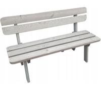 Banc de jardin en pin vert Banc de parc avec dossier Banc Meuble de jardin Robuste 9859