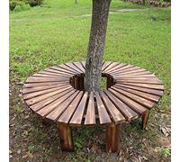 Banc de jardin extérieur en bois massif anticorrosion pour terrasse, balcon, parc pour pelouse, canal de travail, utilisation décorative
