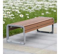 Banc de Jardin Extérieur Résistant aux Intempéries, Style Rustique Banc Exterieur Jardin en Fer Forgé, for Une Véranda, Une Entrée, Un Parc, Une Pelouse Ou Au Bord de la Piscine