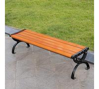 Banc de jardin extérieur, sièges de terrasse imperméables, meubles dos nu durables pour parc et cour