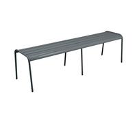 Banc de jardin FERMOB Monceau XL - Gris Orage